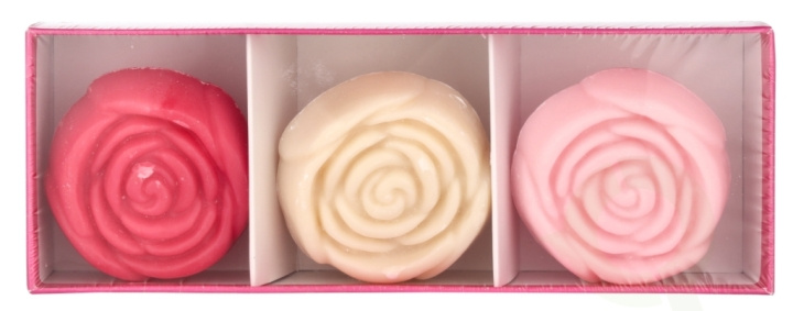 La Savonnerie De Nyons Extra Gentle Soap Set 150 g 3x50gr - Rose i gruppen SKØNHED & HELSE / Hudpleje / Kropspleje / Duft sæbe hos TP E-commerce Nordic AB (D07896)