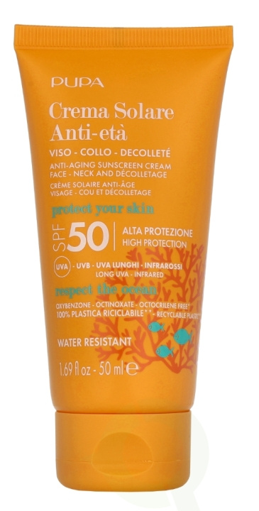 Pupa Milano Pupa Anti-Aging Sunscreen SPF50 50 ml i gruppen SKØNHED & HELSE / Hudpleje / Tanning / Solbeskyttelse hos TP E-commerce Nordic AB (D07901)