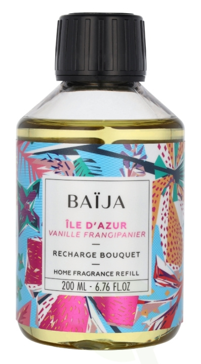 Baija Paris Baija Ile D\'Azur Scented Diffuser Refill 200 ml Vanille Frangipanier i gruppen SKØNHED & HELSE / Duft & Parfume / Øvrig duft / Duftspreder hos TP E-commerce Nordic AB (D07953)