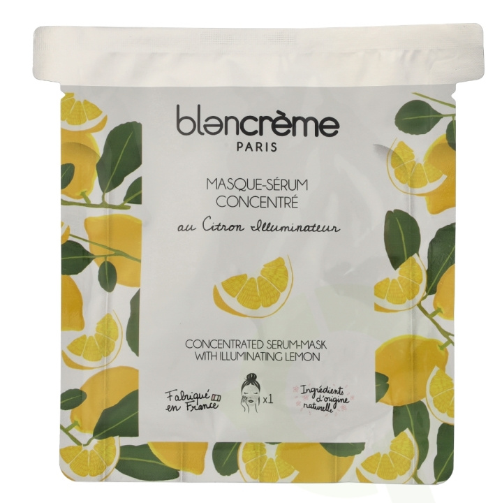 Blancreme Concentrated Serum-Mask 1 piece With Illuminating Lemon i gruppen SKØNHED & HELSE / Hudpleje / Ansigt / Masker hos TP E-commerce Nordic AB (D07961)