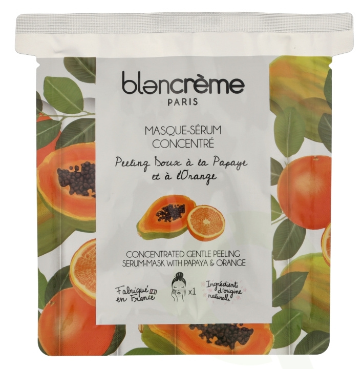 Blancreme Concentrated Serum-Mask 1 piece With Peeling Papaya & Orange i gruppen SKØNHED & HELSE / Hudpleje / Ansigt / Masker hos TP E-commerce Nordic AB (D07962)