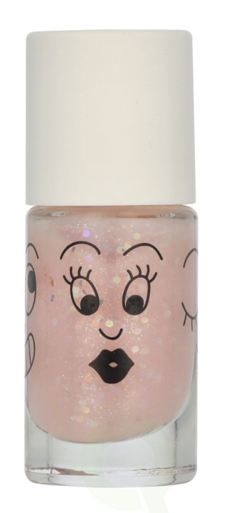 Nailmatic Kids Nail Polish 8 ml Clear Pink Glitter i gruppen SKØNHED & HELSE / Manicure / pedicure / Neglelak hos TP E-commerce Nordic AB (D08074)