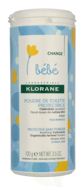 Klorane Bebe Protective Baby Powder 100 g Normal Skin i gruppen LEGETØJ, BØRN & BABY / Pleje, sundhed og hygiejne / Pleje & hygiejne hos TP E-commerce Nordic AB (D08157)