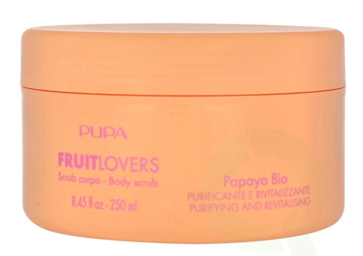 Pupa Milano Pupa Bio Fruit Lovers Body Scrub Fruit Lover Gommage Corps 250 ml Papaya i gruppen SKØNHED & HELSE / Hudpleje / Ansigt / Scrub / Peeling hos TP E-commerce Nordic AB (D08178)