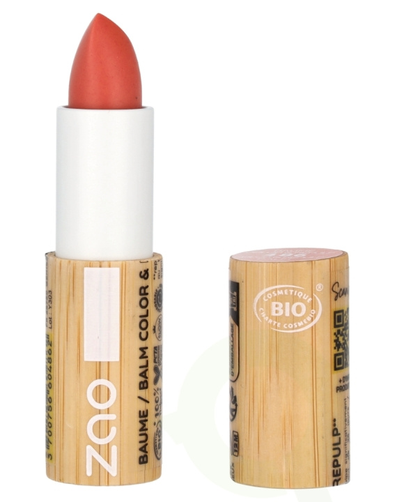 Zao Color & Repulp Lip Balm 3.5 g #486 Orange Nude i gruppen SKØNHED & HELSE / Makeup / Læber / Læbepomade hos TP E-commerce Nordic AB (D08181)