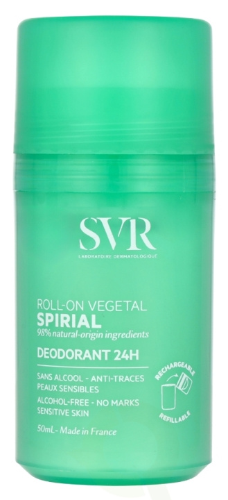 Svr Laboratories SVR Spirial Roll\'On Vegetal SVR Spirial Roll\'On Vegetal 50 ml i gruppen SKØNHED & HELSE / Duft & Parfume / Deodorant / Deo for hende hos TP E-commerce Nordic AB (D08184)