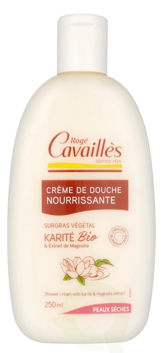 Roge Cavailles Nourishing Shea Butter & Magnolia Shower Cr. 250 ml i gruppen SKØNHED & HELSE / Hudpleje / Kropspleje / Bad & brusecreme hos TP E-commerce Nordic AB (D08216)