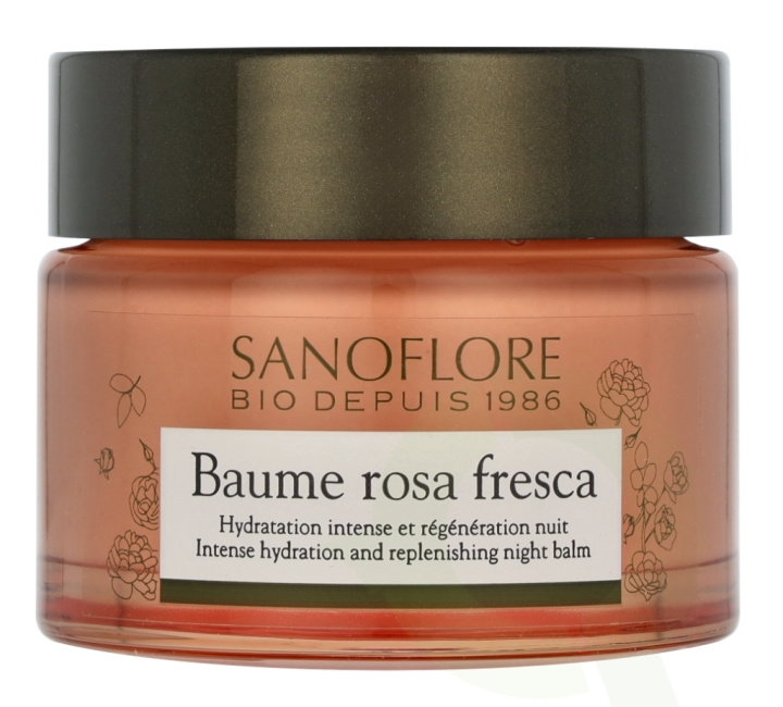 Sanoflore Sanaflore Baume Rosa Fresca Night Balm 50 ml i gruppen SKØNHED & HELSE / Hudpleje / Ansigt / Ansigtscreme hos TP E-commerce Nordic AB (D08223)