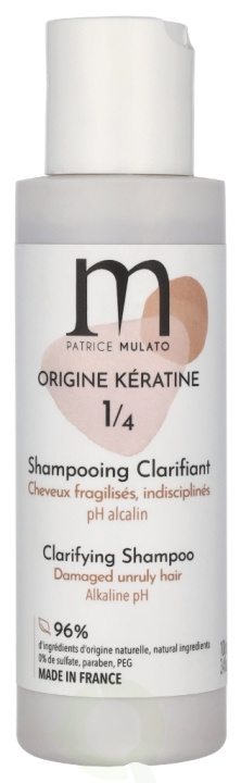 Patrice Mulato P. Mulato Origine Keratine 1/4 Clarifying Shampooing 100 ml i gruppen SKØNHED & HELSE / Hår og styling / Hårpleje / Shampoo hos TP E-commerce Nordic AB (D08272)