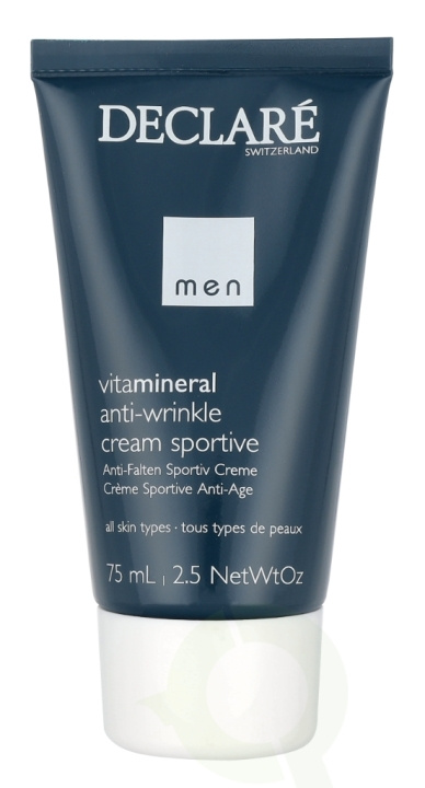 Declare Men Vita Mineral Anti-Wrinkle Cream Sportive 75 ml i gruppen SKØNHED & HELSE / Hudpleje / Ansigt / Ansigtscreme hos TP E-commerce Nordic AB (D08330)