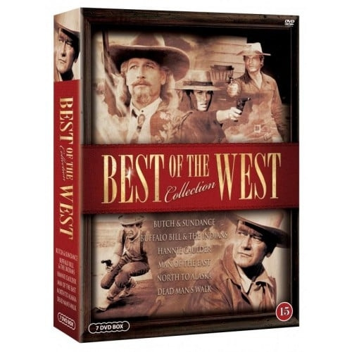 Best of the West (7-disc) - DVD - John Wayne, Terence Hill, Tom Berenger, Paul Newman and many more i gruppen HJEMMEELEKTRONIK / Lyd & billede / Tv og tilbehør / Film / DVD hos TP E-commerce Nordic AB (D08435)