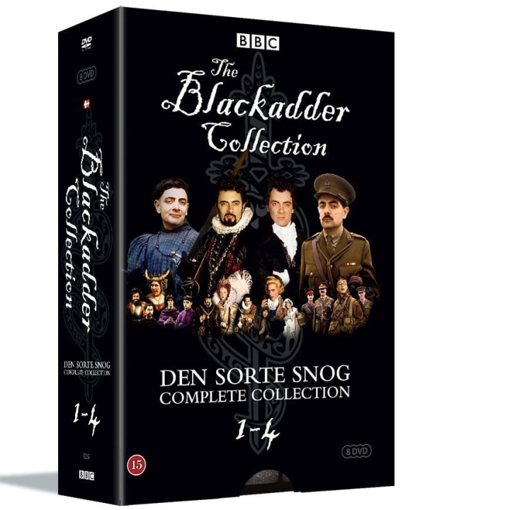 The Black Adder COMPLETE COLLECTION - Den Sorte Snog Complete Coll. - 8 DVD box set i gruppen HJEMMEELEKTRONIK / Lyd & billede / Tv og tilbehør / Film / DVD hos TP E-commerce Nordic AB (D08450)