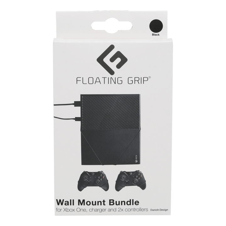 FLOATING GRIP Vægbeslag til Xbox One og controllere - Bundle (sort) i gruppen HJEMMEELEKTRONIK / Spilkonsoller og tilbehør / Xbox One / Tilbehør hos TP E-commerce Nordic AB (D08454)