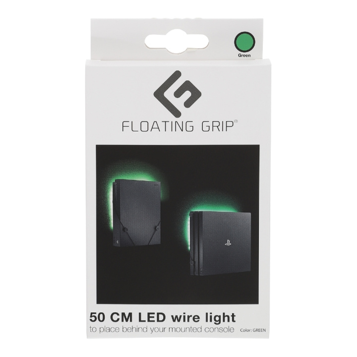 FLOATING GRIP Led Wire Light med USB Green i gruppen HJEMMEELEKTRONIK / Spilkonsoller og tilbehør / Sony PlayStation 4 hos TP E-commerce Nordic AB (D08463)