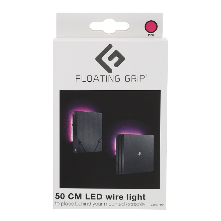 FLOATING GRIP Pink LED wire light - tilføj til dit FLOATING GRIP®-mount i gruppen HJEMMEELEKTRONIK / Spilkonsoller og tilbehør / Sony PlayStation 4 hos TP E-commerce Nordic AB (D08469)