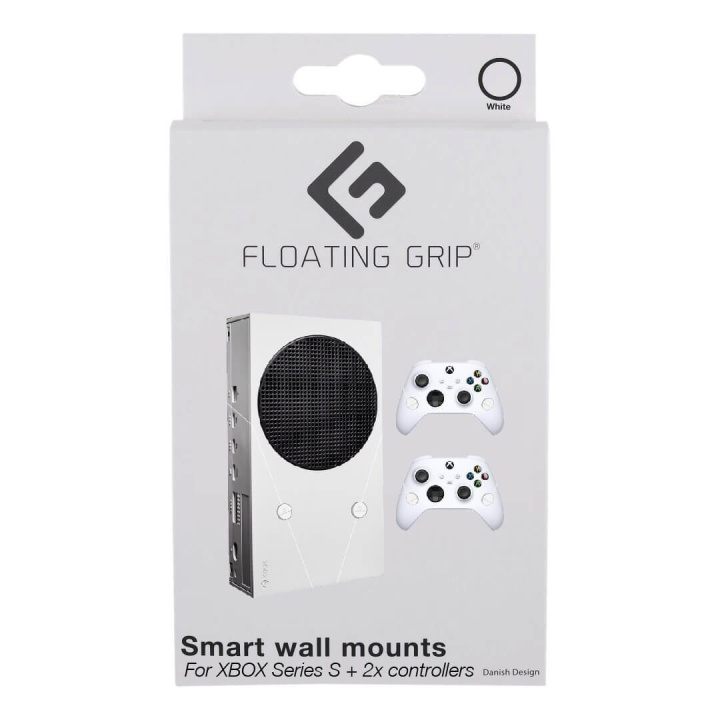 FLOATING GRIP Xbox Seriex S vægbeslag - pakke hvid i gruppen HJEMMEELEKTRONIK / Spilkonsoller og tilbehør / Xbox Series X hos TP E-commerce Nordic AB (D08473)