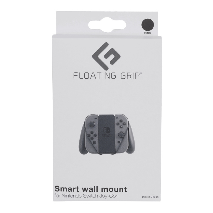 FLOATING GRIP Nintendo Switch Joy-Con vægbeslag sort/grå i gruppen HJEMMEELEKTRONIK / Spilkonsoller og tilbehør / Nintendo Switch hos TP E-commerce Nordic AB (D08475)