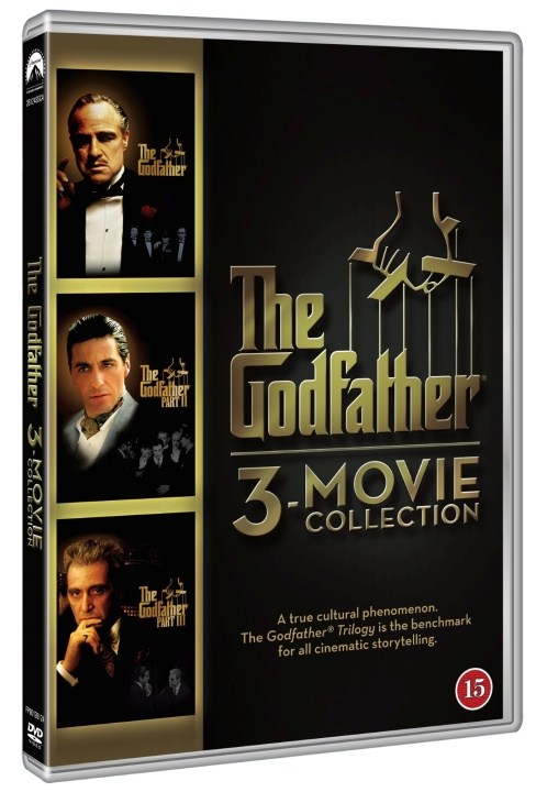 The Godfather 1-3 - Movie Collection (3 disc) - DVD i gruppen HJEMMEELEKTRONIK / Lyd & billede / Tv og tilbehør / Film / DVD hos TP E-commerce Nordic AB (D08551)