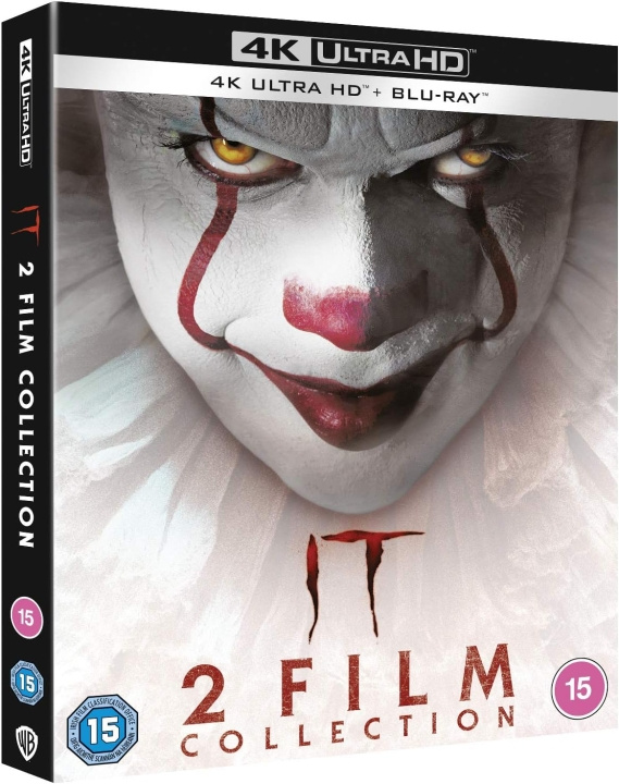 IT Chapter 1 / IT Chapter 2 4K Ultra HD + Blu-Ray i gruppen HJEMMEELEKTRONIK / Lyd & billede / Tv og tilbehør / Film / Blu-ray hos TP E-commerce Nordic AB (D08555)