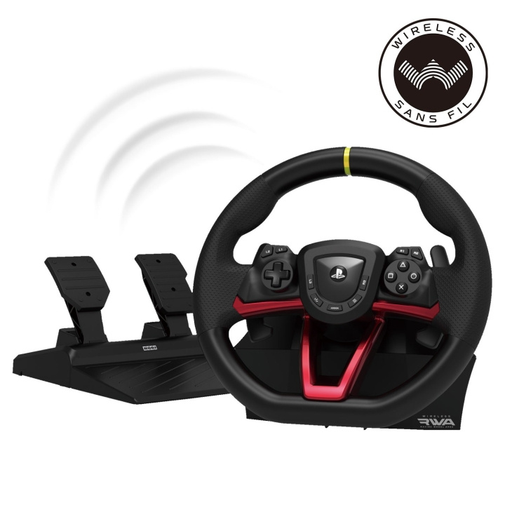 Hori Wireless Racing Wheel Apex til Playstation 5, PlayStation 4 og pc i gruppen HJEMMEELEKTRONIK / Spilkonsoller og tilbehør / Sony PlayStation 5 / Tilbehør hos TP E-commerce Nordic AB (D08603)