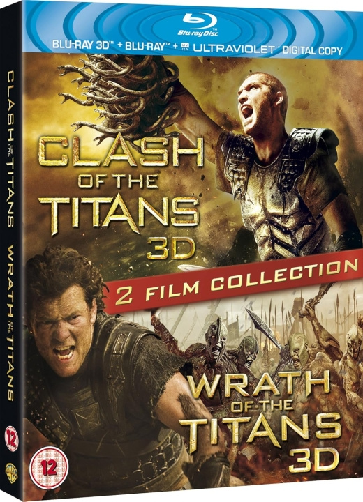 Clash Of The Titans (2010) 3D+2D / Wrath Of The Titans 3D+2D Blu-Ray i gruppen HJEMMEELEKTRONIK / Lyd & billede / Tv og tilbehør / Film / Blu-ray hos TP E-commerce Nordic AB (D08605)