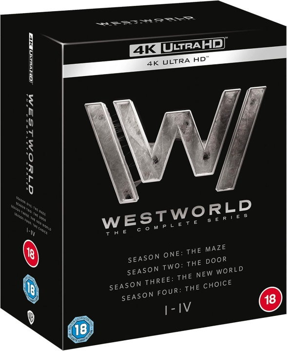 Westworld Series 1 to 4 Complete Collection 4K Ultra HD i gruppen HJEMMEELEKTRONIK / Lyd & billede / Tv og tilbehør / Film / Blu-ray hos TP E-commerce Nordic AB (D08688)