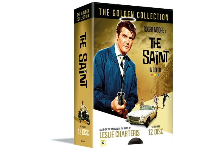 The Saint in Color: The Golden Collection Box 12 Disc - Helgenen 12 disk i gruppen HJEMMEELEKTRONIK / Lyd & billede / Tv og tilbehør / Film / DVD hos TP E-commerce Nordic AB (D08862)