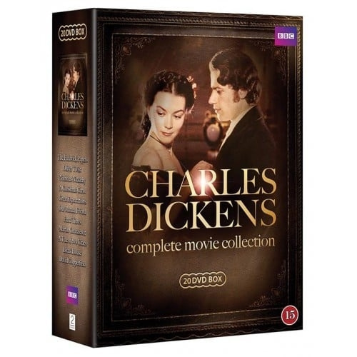 Charles Dickens - Complete Movie Collection - 20 DVD box set i gruppen HJEMMEELEKTRONIK / Lyd & billede / Tv og tilbehør / Film / DVD hos TP E-commerce Nordic AB (D08870)