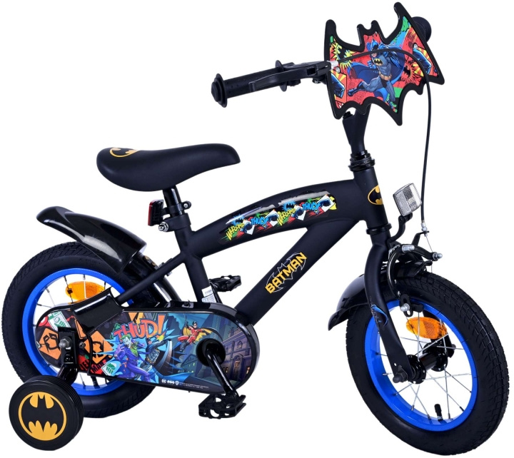 Volare Børnecykel 12 - Batman (21130-SACB) i gruppen LEGETØJ, BØRN & BABY / Udeleg & Sport / Cykler og scootere hos TP E-commerce Nordic AB (D08938)