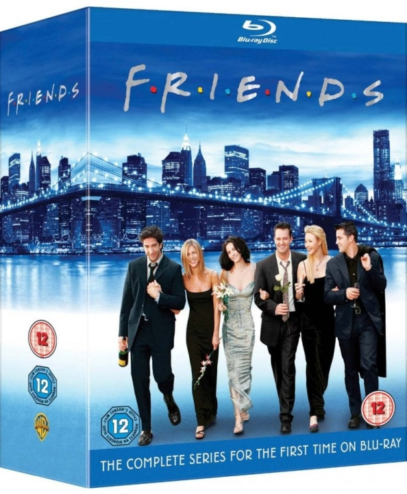 Friends: The Complete Series Blu-ray - UK Import i gruppen HJEMMEELEKTRONIK / Lyd & billede / Tv og tilbehør / Film / Blu-ray hos TP E-commerce Nordic AB (D08977)