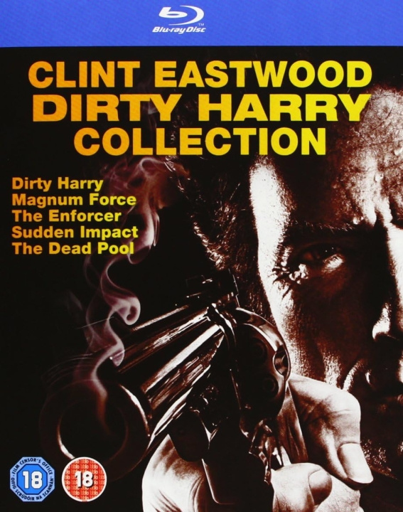 Clint Eastwood Dirty Harry Collection (5 Films) Blu-Ray i gruppen HJEMMEELEKTRONIK / Lyd & billede / Tv og tilbehør / Film / Blu-ray hos TP E-commerce Nordic AB (D08981)