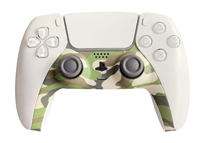 Piranha PS5 Controller Skins - Camo Grøn i gruppen HJEMMEELEKTRONIK / Spilkonsoller og tilbehør / Sony PlayStation 5 / Tilbehør hos TP E-commerce Nordic AB (D09002)