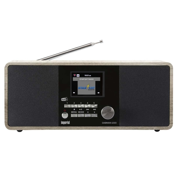 imperial Dabman i220 Beige FM / DAB+ / Internet / Bluetooth i gruppen HJEMMEELEKTRONIK / Lyd & billede / Hjemmebiograf, HiFi & Bærbar / Radio og vækkeure / Radio hos TP E-commerce Nordic AB (D09068)