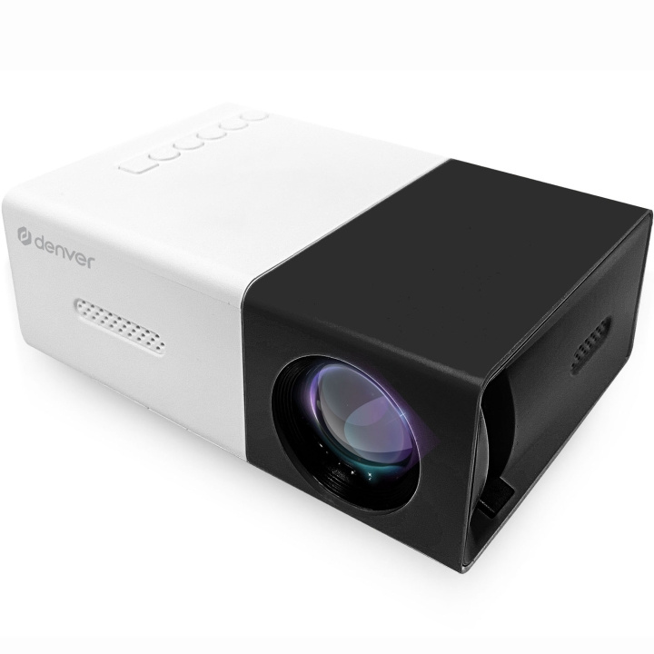 Denver Mini Projector with HDMI, USB-C and MicroSD card reader i gruppen HJEMMEELEKTRONIK / Lyd & billede / Hjemmebiograf, HiFi & Bærbar / Projektorer og tilbehør hos TP E-commerce Nordic AB (D09104)