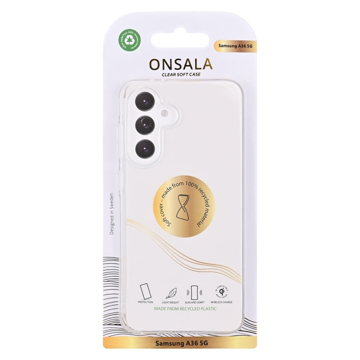 Onsala Recycled Clear Case TPU Samsung A36 5G i gruppen SMARTPHONES & TABLETS / Mobil Beskyttelse / Samsung hos TP E-commerce Nordic AB (D09173)