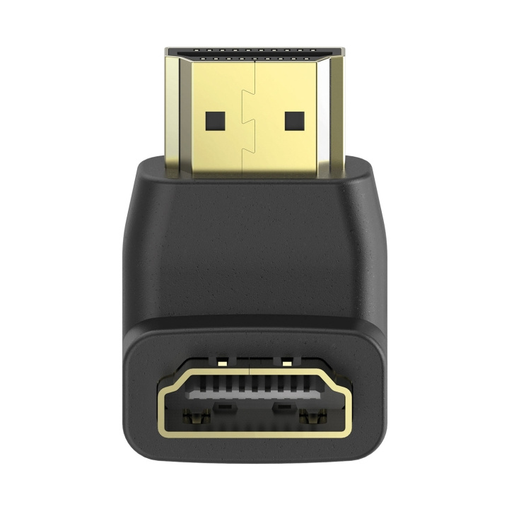 Hama Adapter HDMI 270 Degree Gold Black i gruppen HJEMMEELEKTRONIK / Kabler og adaptere / HDMI hos TP E-commerce Nordic AB (D09190)