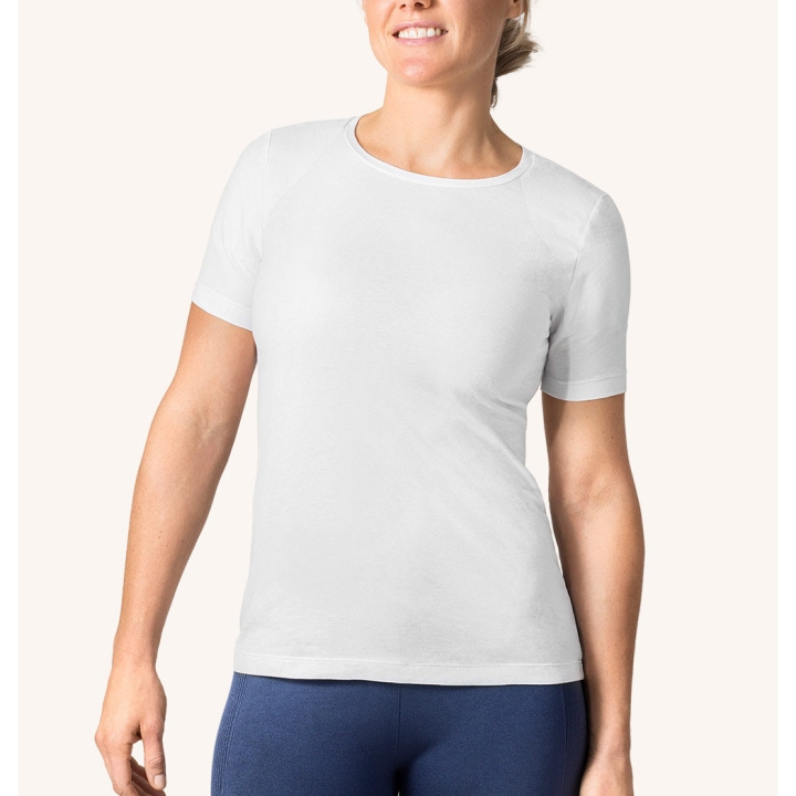 SWEDISH POSTURE T-shirt Dame Posture Reminder Hvid XS i gruppen SPORT, FRITID & HOBBY / Accessories / T-shirts hos TP E-commerce Nordic AB (D09229)