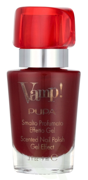 Pupa Milano Pupa Vamp! Scented Nail Polish 9 ml #205 Exotic Red i gruppen SKØNHED & HELSE / Manicure / pedicure / Neglelak hos TP E-commerce Nordic AB (D09296)