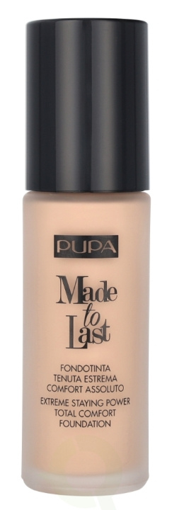 Pupa Milano Pupa Made To Last Total Comfort Foundation SPF10 30 ml #030 Natural Beige i gruppen SKØNHED & HELSE / Makeup / Makeup ansigt / Foundation hos TP E-commerce Nordic AB (D09319)