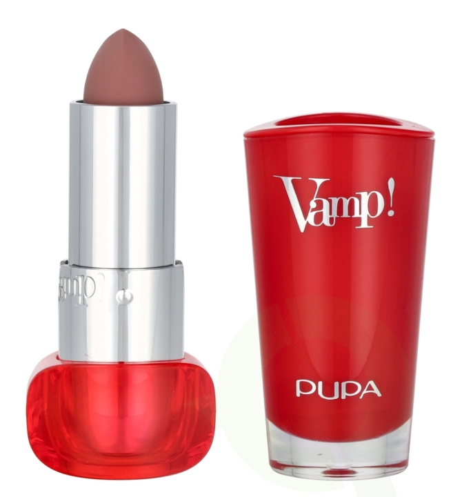 Pupa Milano Pupa Vamp! Extreme Colour Lipstick 3.5 g #101 Warm Nude i gruppen SKØNHED & HELSE / Makeup / Læber / Læbestift hos TP E-commerce Nordic AB (D09326)