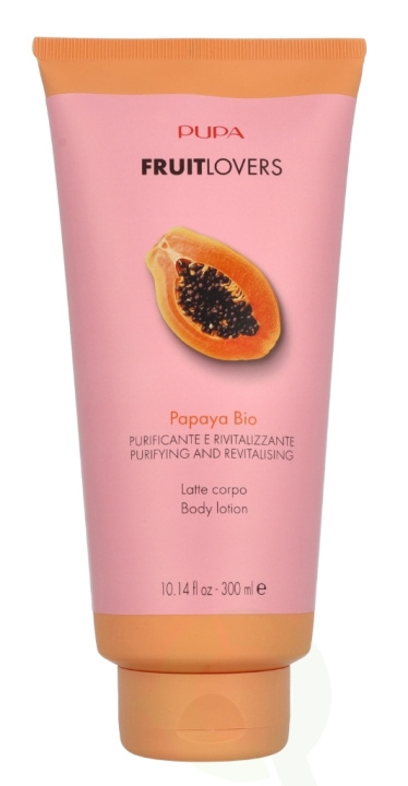 Pupa Milano Pupa Fruit Lovers Body Lotion 300 ml Papaya Bio i gruppen SKØNHED & HELSE / Hudpleje / Kropspleje / Body lotion hos TP E-commerce Nordic AB (D09337)