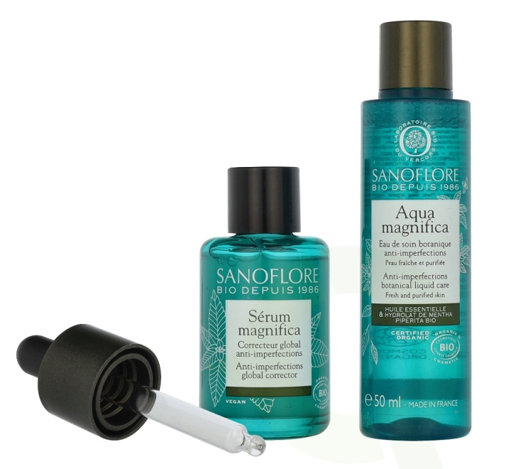 Sanoflore Magnifica 10 Years Anti-Imperfections Set 80 ml Serum 30ml/Aqua 50ml i gruppen SKØNHED & HELSE / Hudpleje / Ansigt / Hudserum hos TP E-commerce Nordic AB (D09399)