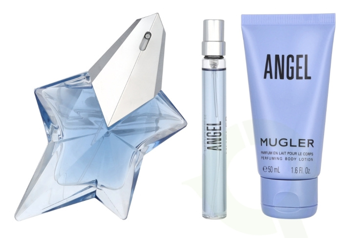 Thierry Mugler Angel Giftset 110 ml Edp Spray 50ml/Edp Spray 10ml/Lotion 50ml i gruppen SKØNHED & HELSE / Duft & Parfume / Parfume / Parfume til hende hos TP E-commerce Nordic AB (D09440)