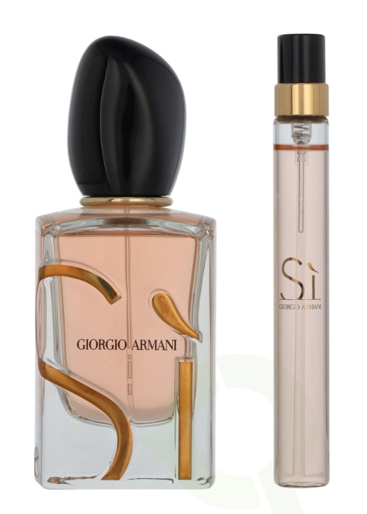 Armani Si Giftset 60 ml Edp Spray 50ml/Edp Spray 10ml i gruppen SKØNHED & HELSE / Duft & Parfume / Parfume / Parfume til hende hos TP E-commerce Nordic AB (D09444)