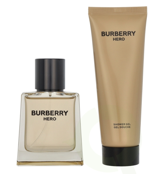 Burberry Hero Giftset 125 ml Edt Spray 50ml/Shower Gel 75ml i gruppen SKØNHED & HELSE / Gaveæske / Gaveæske til ham hos TP E-commerce Nordic AB (D09473)