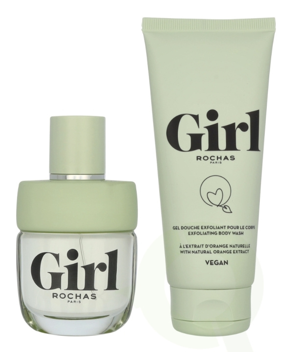 Rochas Girl Giftset 160 ml Edt Spray 60ml/Exfoliating Body Wash 100ml i gruppen SKØNHED & HELSE / Gaveæske / Gaveæske til hende hos TP E-commerce Nordic AB (D09474)