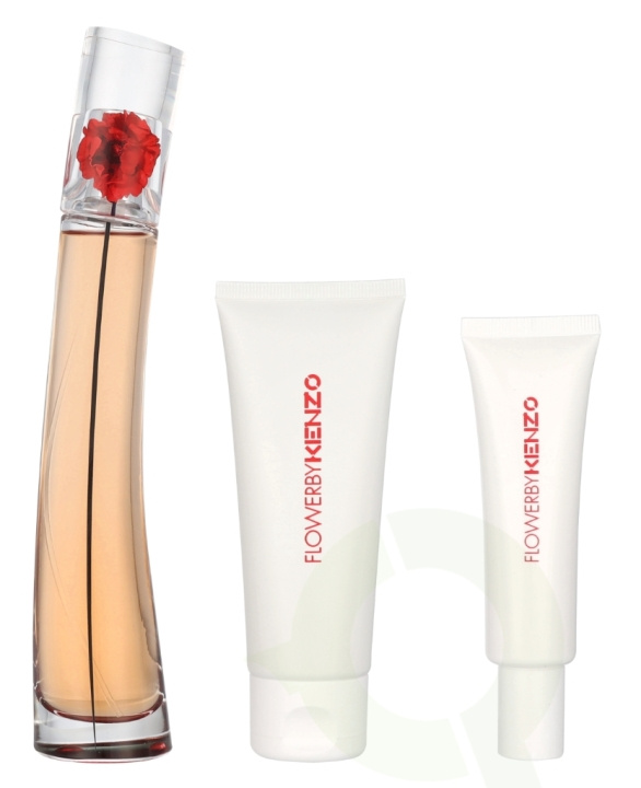 Kenzo Flower By Kenzo Giftset 145 ml Edp Spray 50ml/Body Cream 75ml/Hand Cream 20ml i gruppen SKØNHED & HELSE / Gaveæske / Gaveæske til hende hos TP E-commerce Nordic AB (D09489)