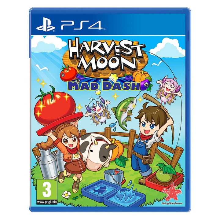 Harvest Moon: Mad Dash (PS4) i gruppen HJEMMEELEKTRONIK / Spilkonsoller og tilbehør / Sony PlayStation 4 / Spil hos TP E-commerce Nordic AB (D09553)