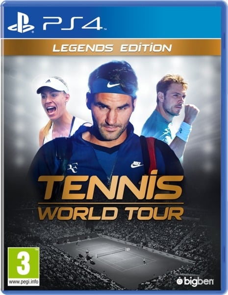 Tennis World Tour: Legends Edition (ENG/IT) (PS4) i gruppen HJEMMEELEKTRONIK / Spilkonsoller og tilbehør / Sony PlayStation 4 / Spil hos TP E-commerce Nordic AB (D09687)