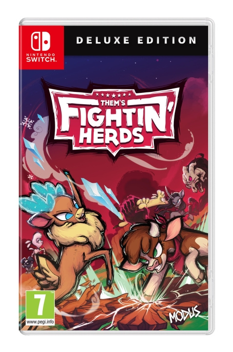 Them\'s Fightin\' Herds (Deluxe Edition) (Switch) i gruppen HJEMMEELEKTRONIK / Spilkonsoller og tilbehør / Nintendo Switch / Spil hos TP E-commerce Nordic AB (D09768)